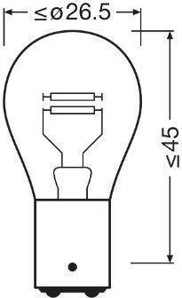 Osram Lampen LKW P21/5W LED 24V 5W 1Stück