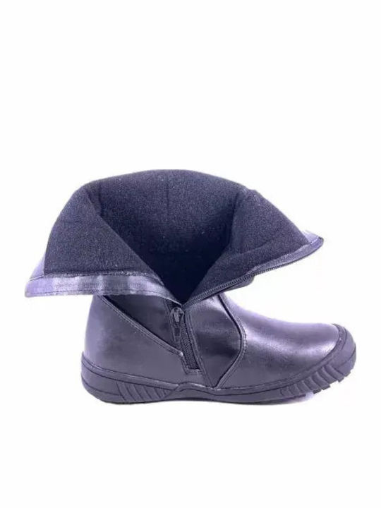 Kinderstiefel mit Reißverschluss Schwarze