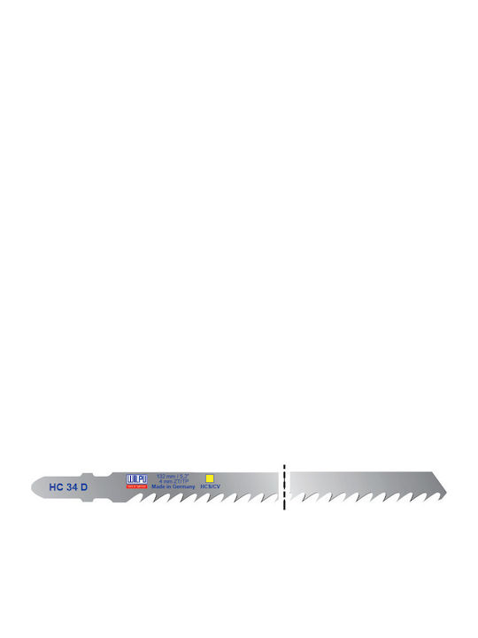 Hc 34 D Hcs Cv Lama Fierăstrău Vertical Cu Coada T Pentru Lemn 5 Bucăți Dim 132 X 7.8 X 1.45 Mm