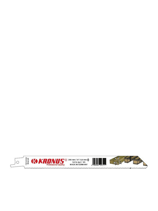 71014/200 Lamă Bi-metal Fierăstrău Pendular Paleti Dimensiune 200 X 19 X 0.9 Mm 900721