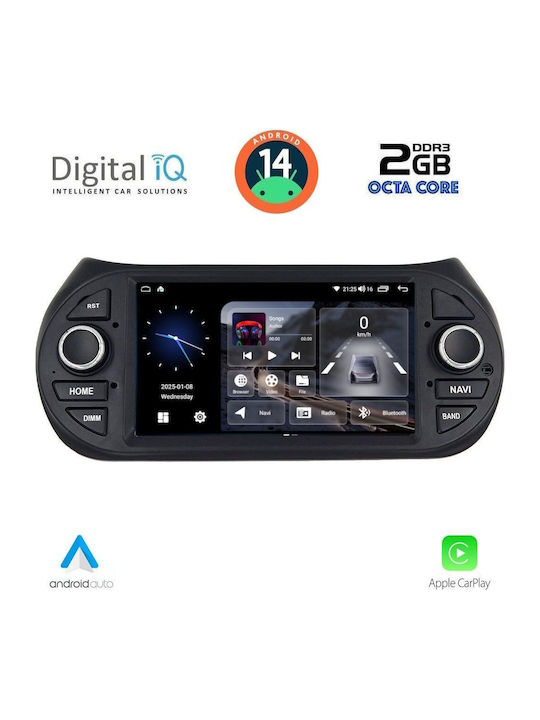Digital IQ Автомобилна Аудио Система (Блутут/USB/WiFi/GPS/Apple-Carplay/Android-Auto) с Тъчскрийн 7"