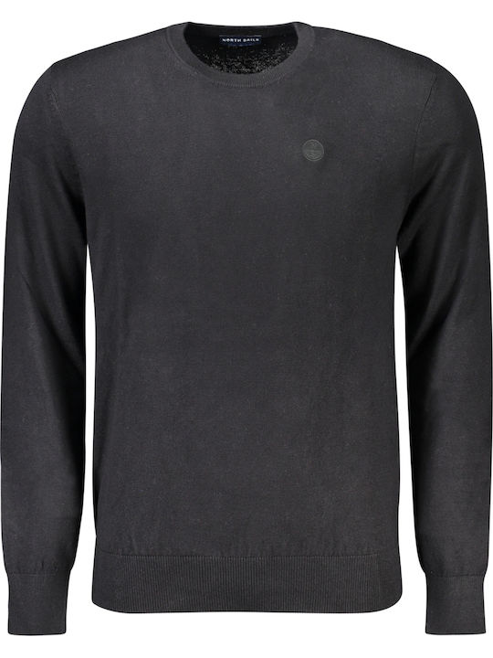Langarm-Pullover Schwarz