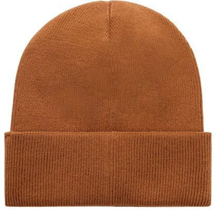 Beanie Unisex Σκούφος Πλεκτός σε Καφέ χρώμα