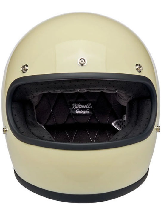 Biltwell Gringo Gloss Vintage White Κράνος Μηχανής Full Face DOT