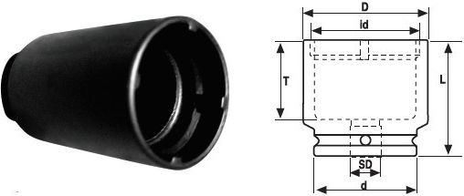 1/2'' Impact Socket Head Bearings