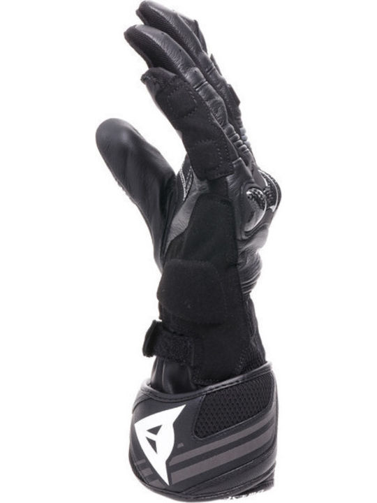 Dainese Reacto Carbon Long De vară Bărbătești Mănuși de motocicletă Din piele Negre