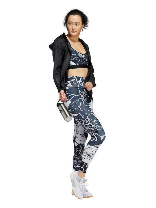Optime Fierce Training Γυναικείο Cropped Κολάν Ψηλόμεσο Μαύρο