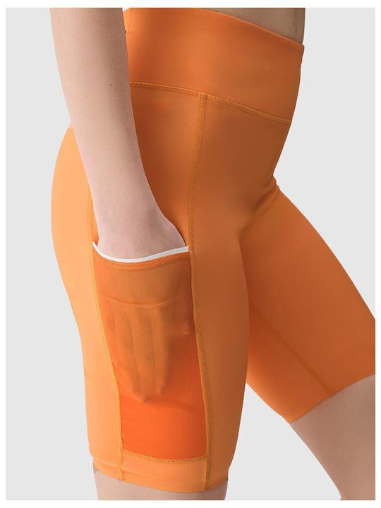 4F Functional Women's Cycling Pants Orange 4F