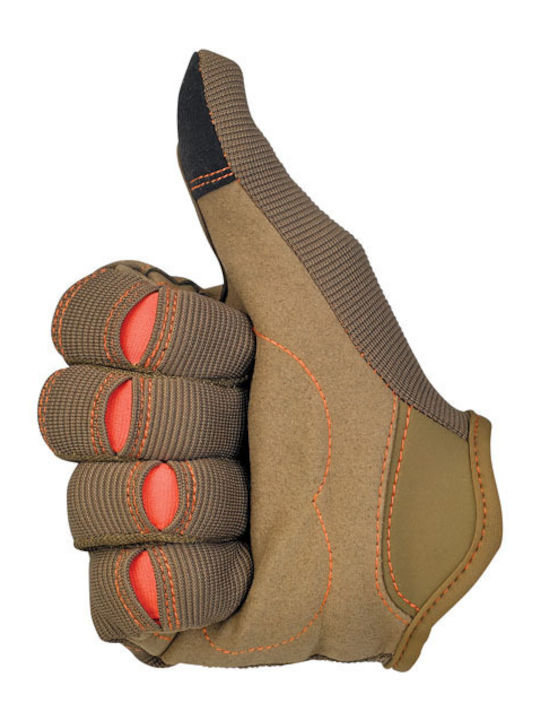 Biltwell Moto Summer Men's Motorcycle Gloves Brown / Orange