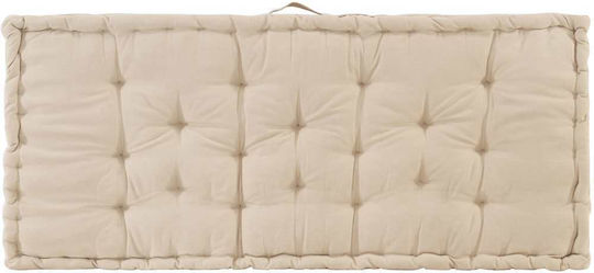 vidaXL Pernă pentru Bancă de Paletă Bej 2buc 40x120cm. 48673