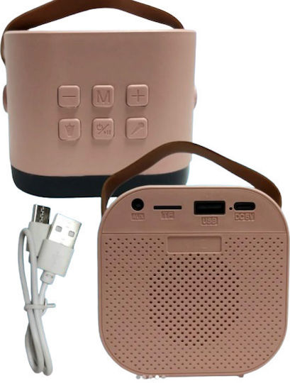 Sistem De Karaoke Cu Microfon Cu Fir Și Efecte De Iluminare Kuromi KRK-2 Bej