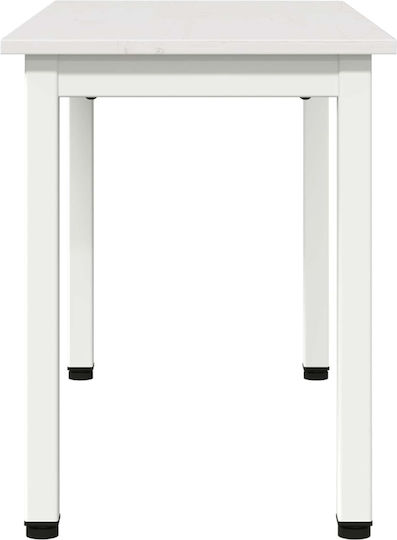 Scaune Sala de mese Lemn Alb 1buc 80x35x45buc
