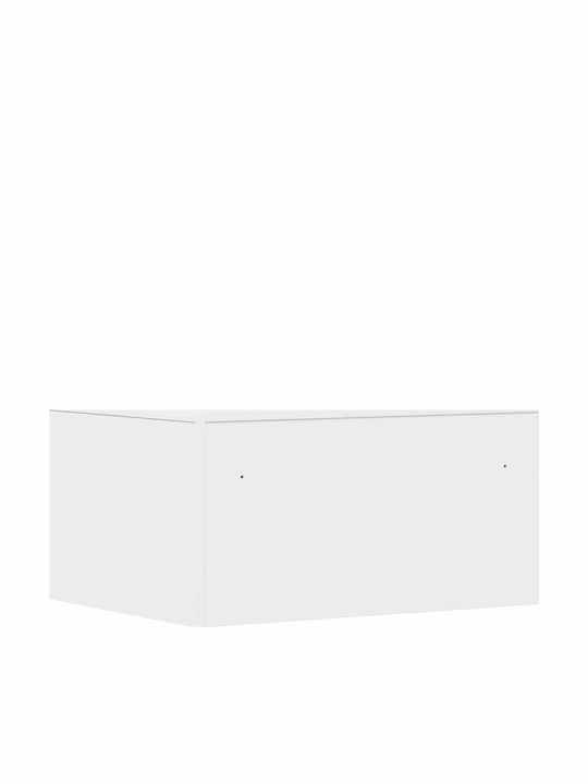 Бюро Дървено Бяло 60x45x30 см