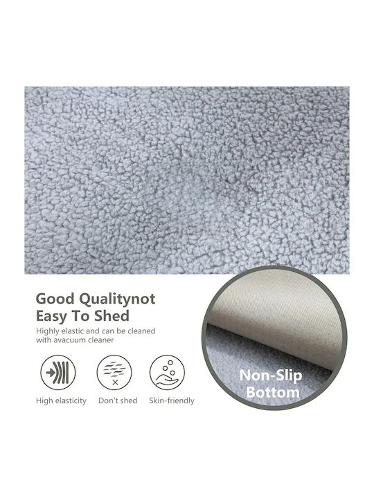 Elastische Abdeckung für Dreisitziges Sofa Gray 90x160cm 1Stück 2729546