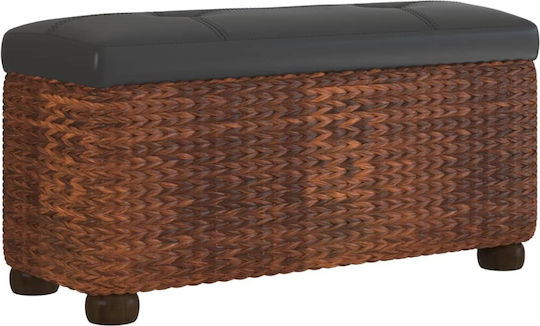 Stool For Living Room With Storage Space Wicker Coffee 2pcs 69x27x36cm