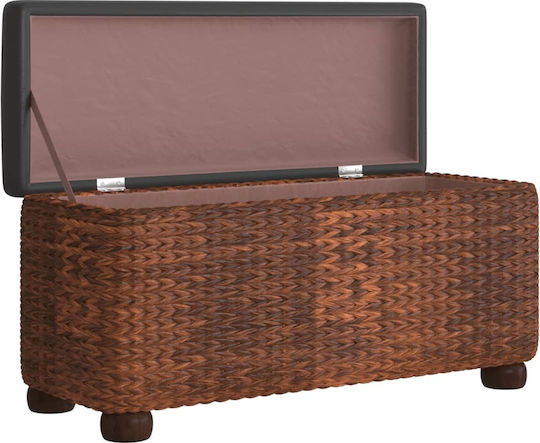 Stool For Living Room With Storage Space Wicker Coffee 2pcs 69x27x36cm