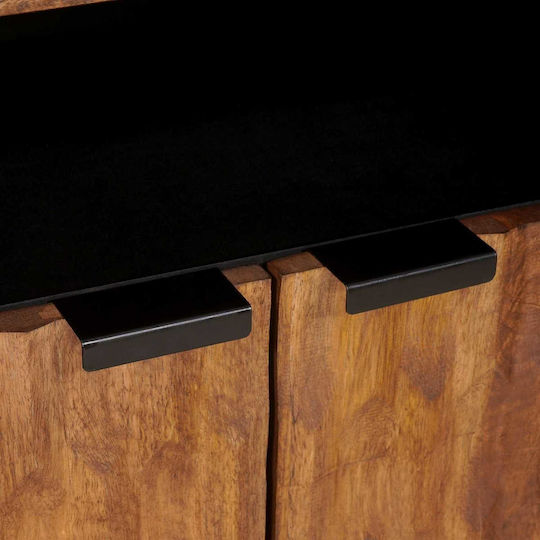 Office Storage Drawer from Brown Acacia Solid Wood Finish 60x33.5x75cm