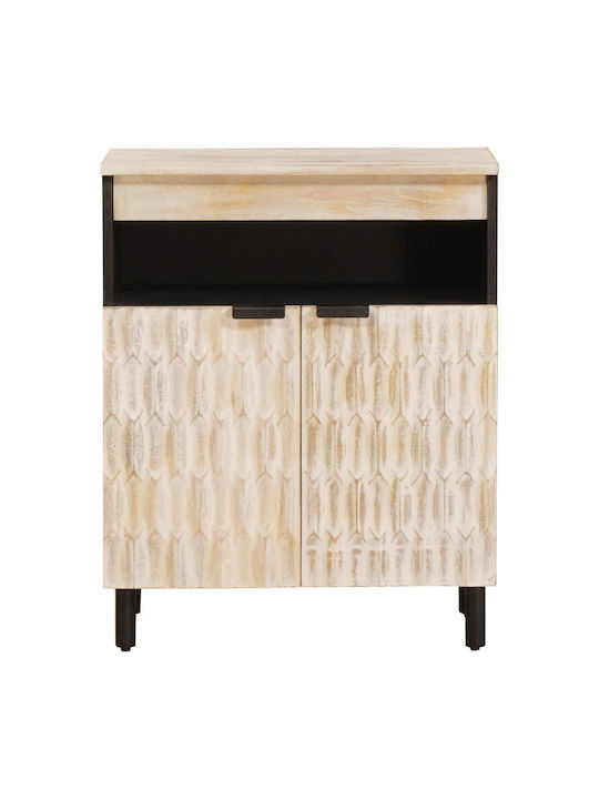 Συρταριέρα Γραφείου από Ξύλο Λευκό 60x33.5x75cm