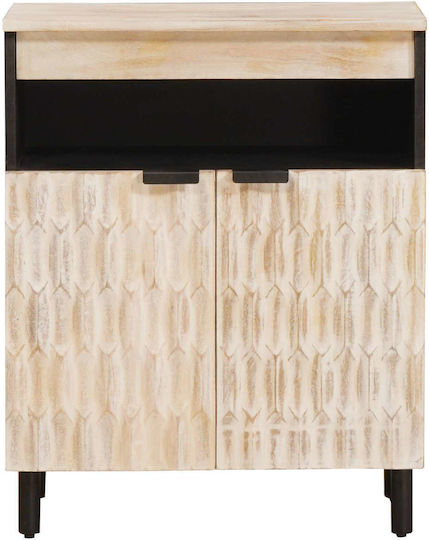 Sertar De Birou Din Lemn Alb 60x33.5x75cm