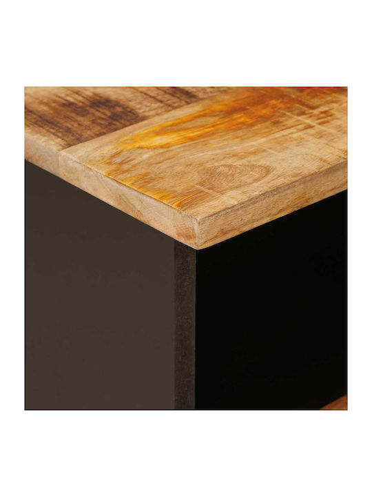 Bedside Table from Solid Wood Brown 40x33x46cm