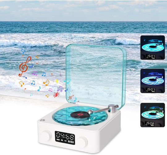 ForHome Retro Πικάπ Ηχείο Bluetooth Λευκό