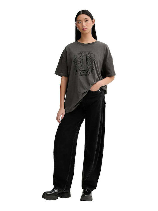 Damenjeans Mittelhohe Taille Black