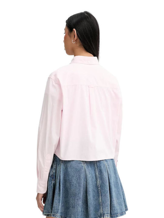 Women's Long Sleeve Shirt Pink