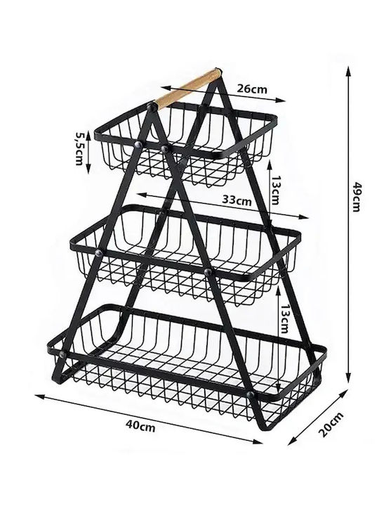 Verk Group Kitchen Rack Metal Black