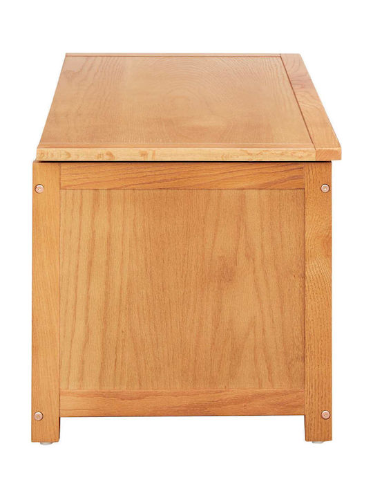 vidaXL Dekorative Truhe Hölzernes Beige 90x45x45cm