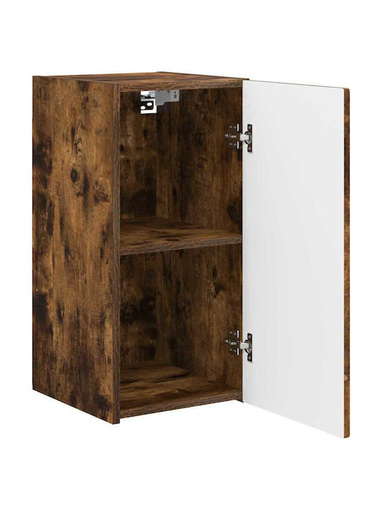 Living Room TV Unit Smoked Oak L30xW31xH60cm
