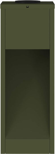 vidaXL Set of 2 Solar Lights Green with Photocell 18cmx18cmx50cmcm