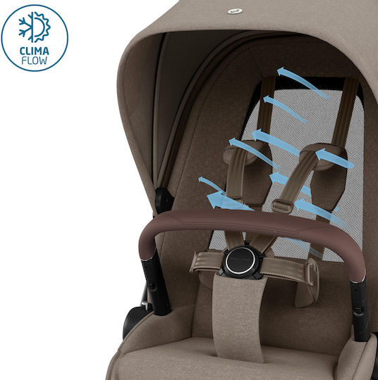 Maxi-Cosi Fame Twillic Adjustable 2 in 1 Baby Stroller Suitable for Newborn Truffle 13.5kg