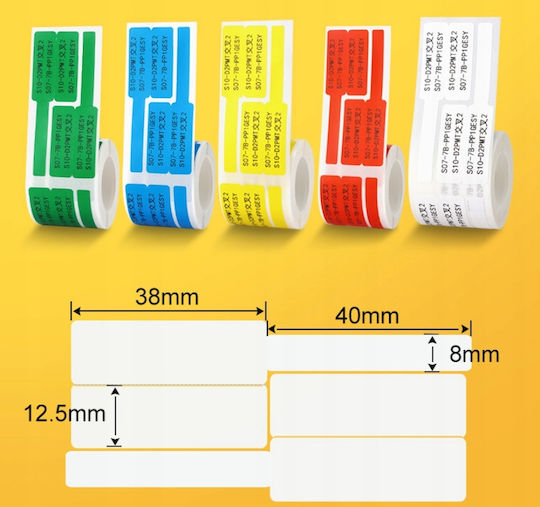 Niimbot B21/b3s Cable Labels 25*38mm 100pcs