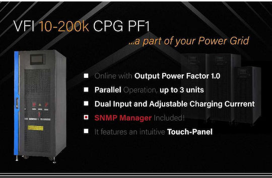 Powerwalker VFI 20K CPG PF1 3/3 BE UPS 20000VA 20000W