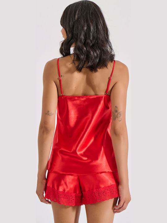 Milena by Paris Winter Babydoll Red