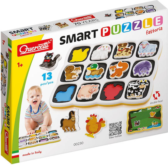 Smart Puzzle Tiere Bauernhof Doppelbild 13 Stück