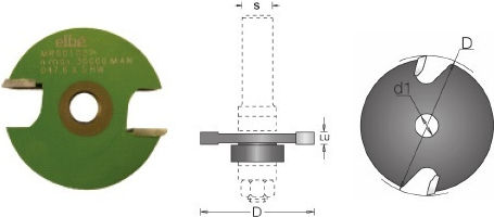 Carbide Tipped Boring Cutter Groove 47.6x2.5x8 Z=2