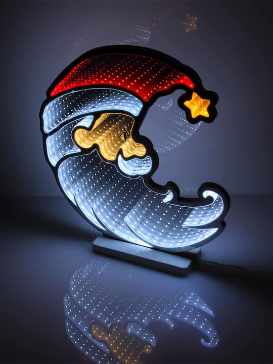 Illuminated Santa Claus Electric White 40x3x3cm
