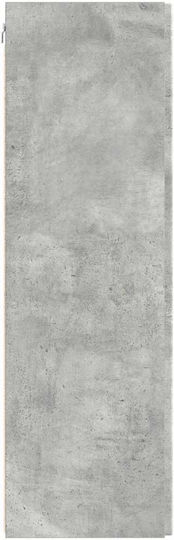 Wall Living Room Cabinet made of Particle Board Grey 30x31x100cm