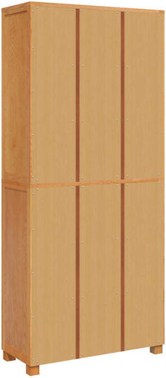 Dulap De Depozitare Pentru Birou Din Lemn Maro 80x35x185cm