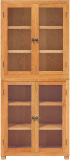 vidaXL Büroaufbewahrungsschrank aus Holz Braune 80x35x185cm