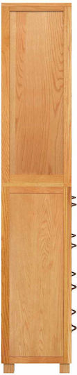 Dulap De Depozitare Pentru Birou Din Lemn Maro 80x35x185cm