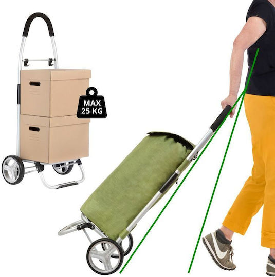 Classic Premium Stoff Einkaufswagen Klappbar