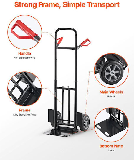 Vevor Transport-Wagen for Load Weight up to 272kg