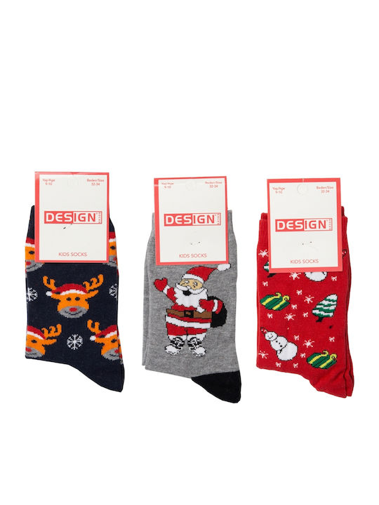 Design Socks Kids' Socks Colorful 3 Pairs