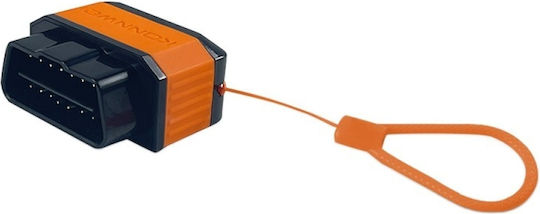 Konnwei Kw906 Авто Диагностика Obd2 Bluetooth 5.0 On-off Бутон Съвместим С Android Ios Elm 327 Obdii Оранжев