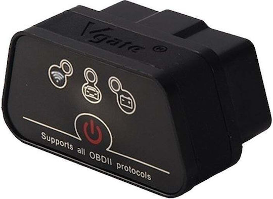 Interfață Diagnostic Multimarcă Vgate Icar2 Negru Bluetooth Obd2