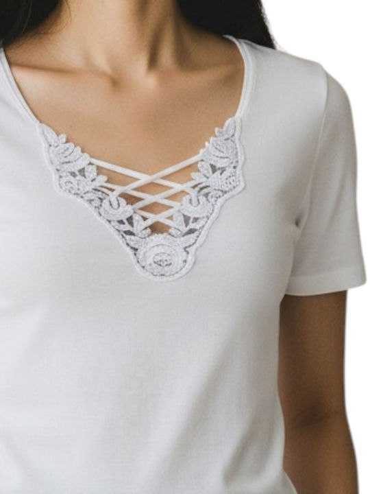 Women's Short Sleeve T-Shirt Light Blue