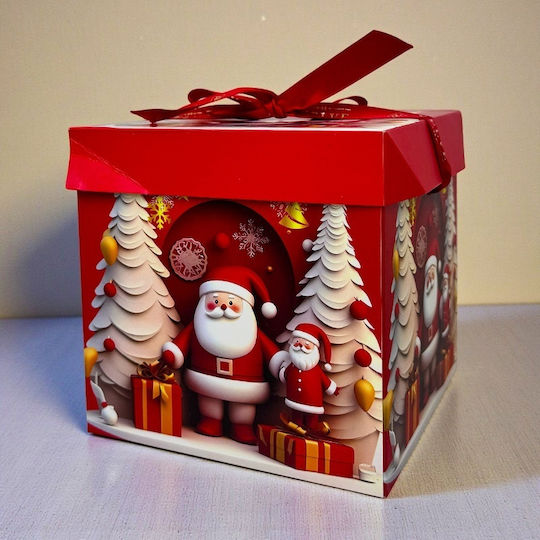 Pachet De Bucurie De Crăciun Lanternă Decorativă Lumânări Ciocolată After Eight Ceai În Cutie Cadou Festivă