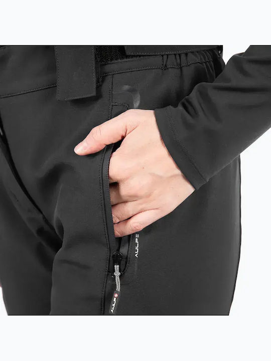 VELENBLF44 Pantaloni de schi și snowboard pentru femei Ski & Snowboard Coajă moale Negru
